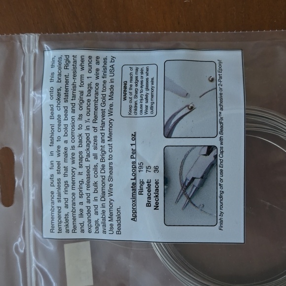 Lot of Jewelry Beading Stretch Cord Thread Memory Wire - Picture 6 of 11